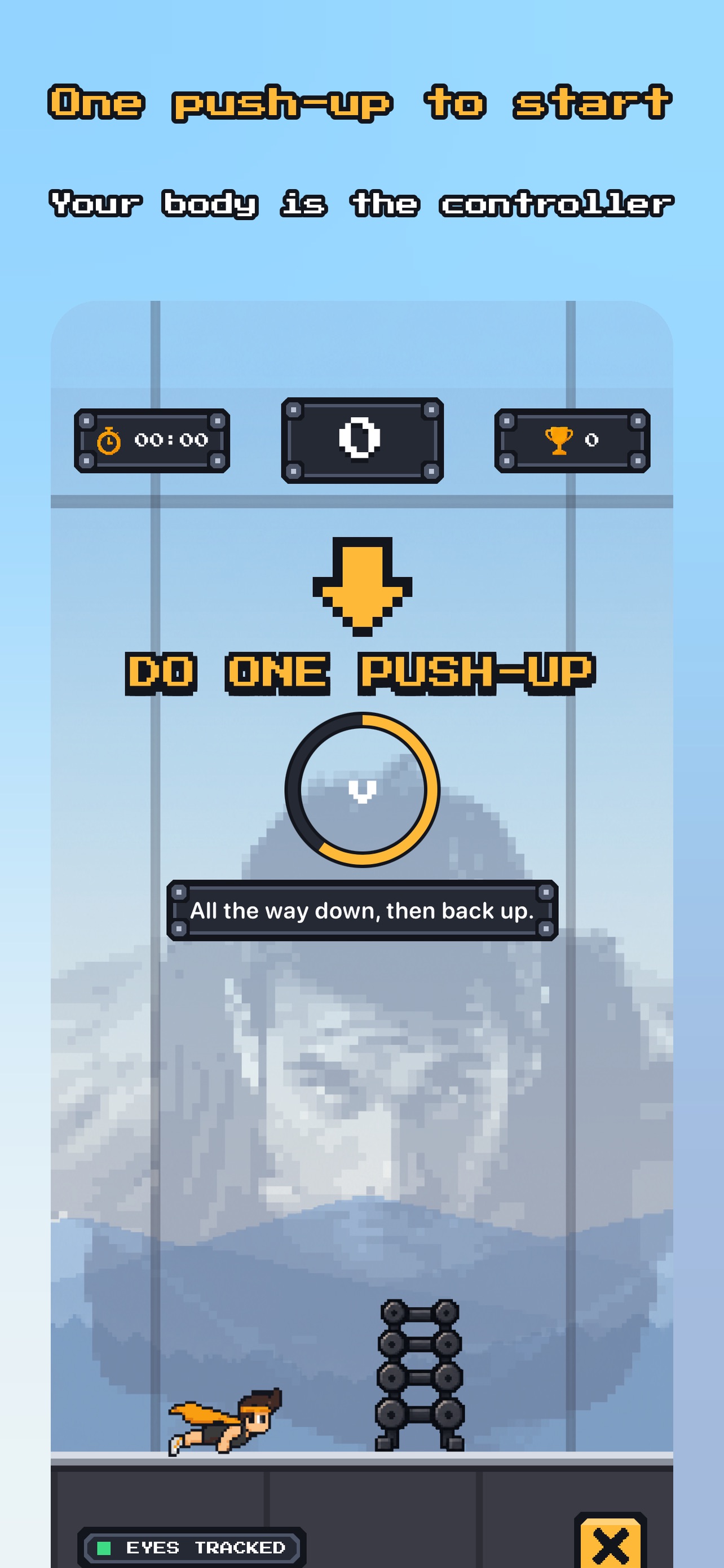 Screenshot 2 of Captain Push-Up: Plank Game