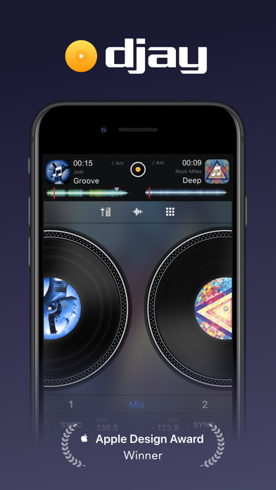 Screenshot #1 pour djay - DJ App & AI Mixer