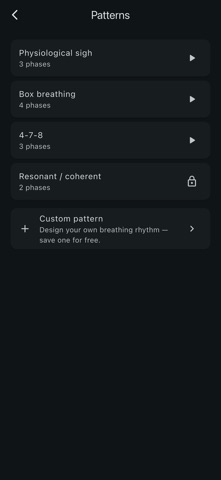 CalmBreath: Breathing & Calm Screenshot 3 of 5