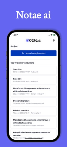 Notae AI Screenshot 1 of 2