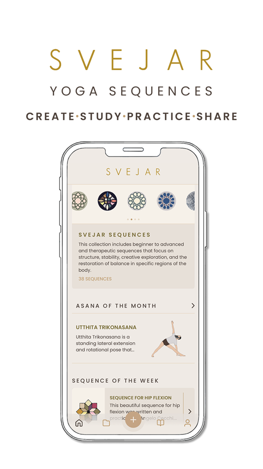 #1. SVEJAR Yoga Sequences (iOS) By: iiga.studio