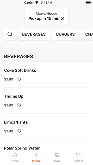 Mawa House iPhone screenshot 2 - Food & Drink app