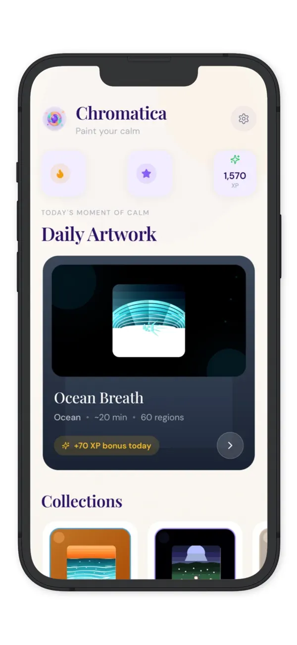 Screenshot #1 pour Chromatica - Paint Your Calm