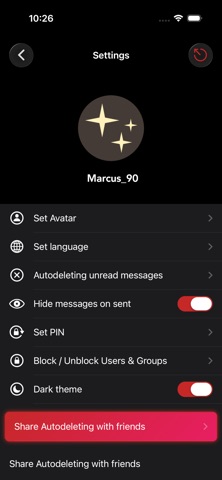 Autodeleting App Screenshot 6 of 7