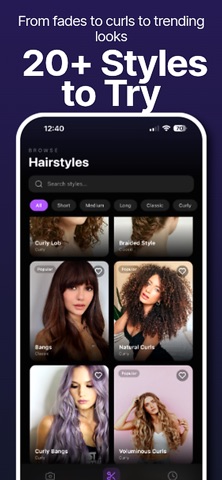KeshAI - AI Hairstyle Try On screenshot