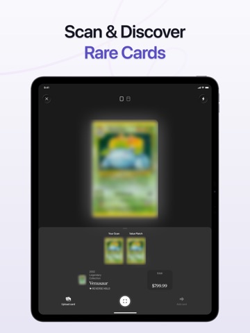 TCG Card Scanner Price Tracker iPad screenshot