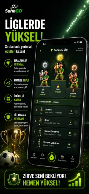 SahaGO Halı Saha Oyuncusu Bul screenshot 3