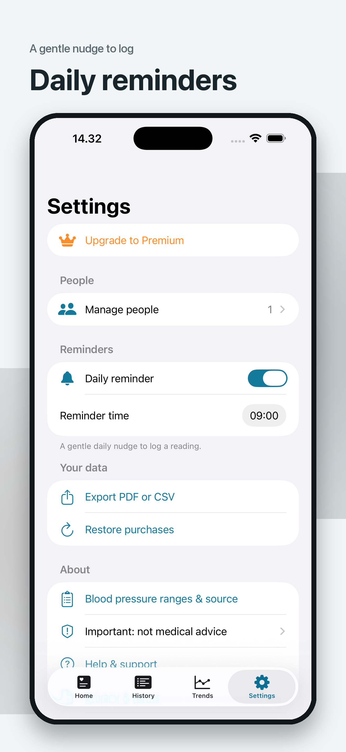 Blood Pressure Log: Tracker screenshot 7