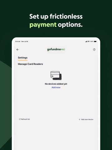 GoFundMe Pro Live Events iPad screenshot