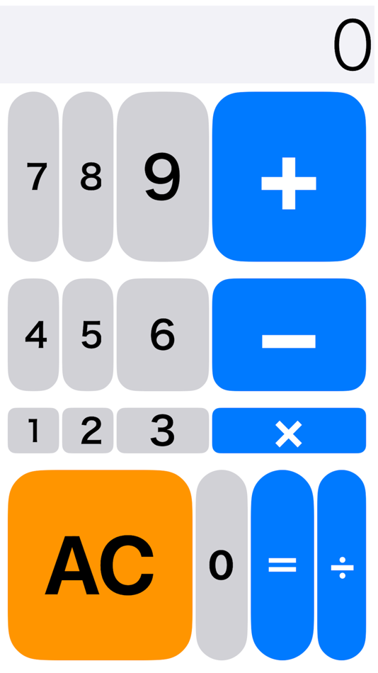Thumb calculator (iOS) 게시자: Hideaki Uchikoshi Thumb calculator (iOS) 게시자: Hideaki Uchikoshi