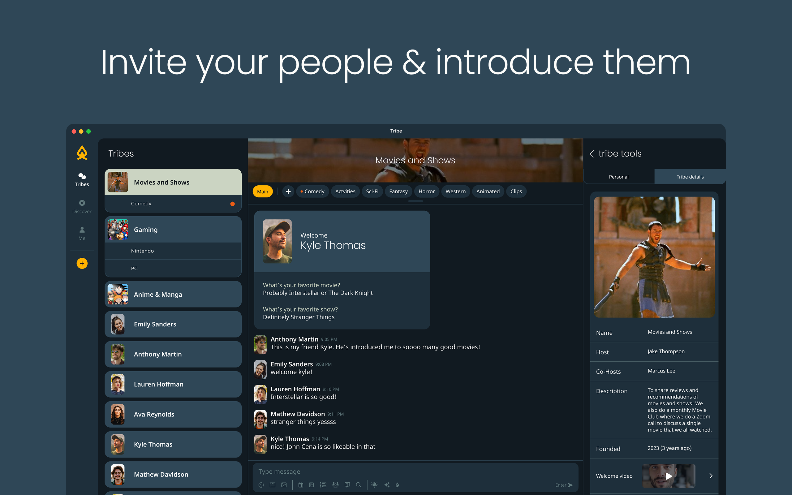 Tribe Chat - Find Your Tribe