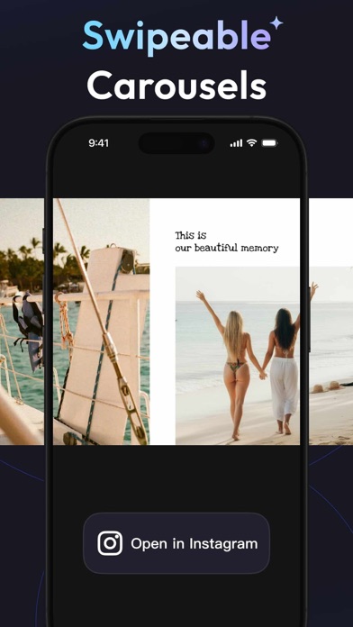 AI Collage: Carousel Collage iPhone screenshot 4 - Photo & Video app