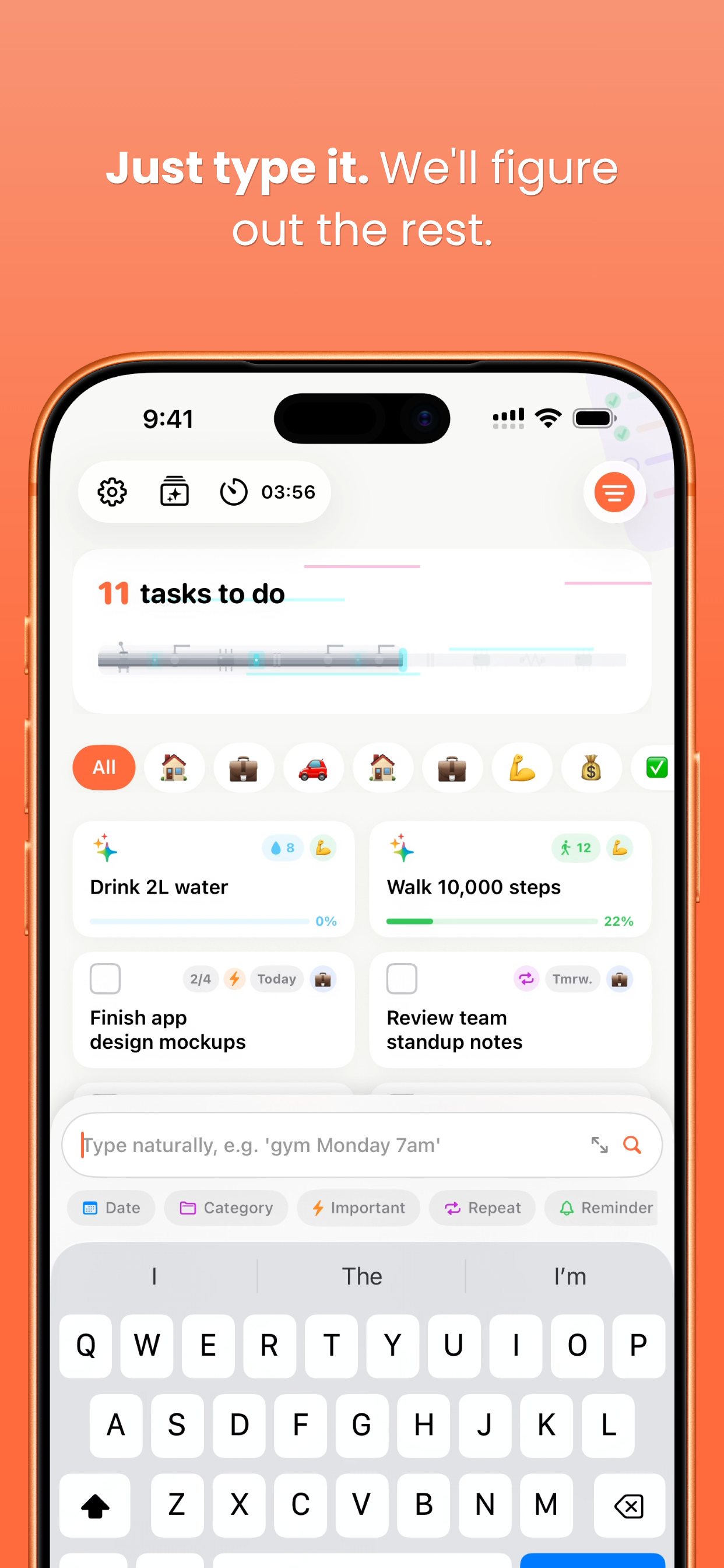 Poptick: Todo & Health screenshot 4