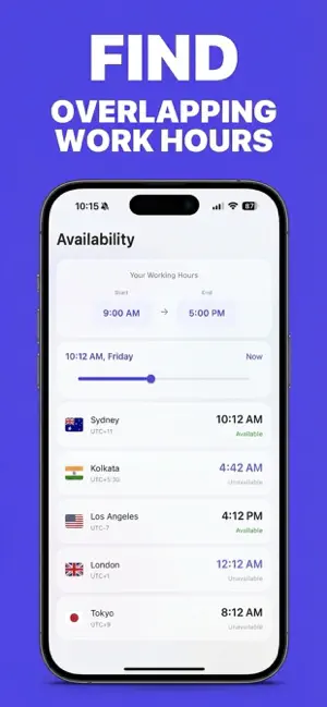 Time Zone Connect screenshot 2