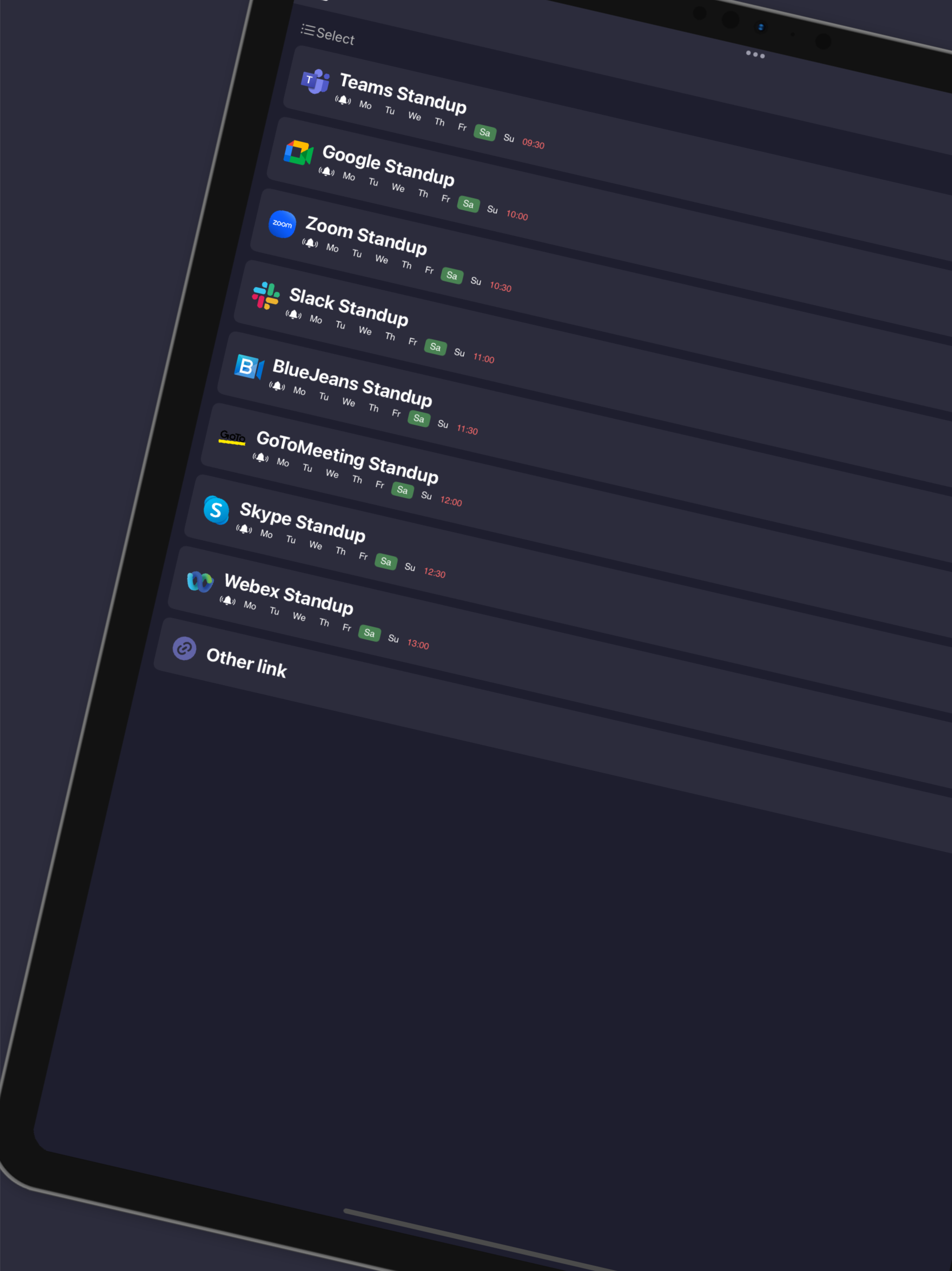 Meeting Links & Quick Access screenshot 6