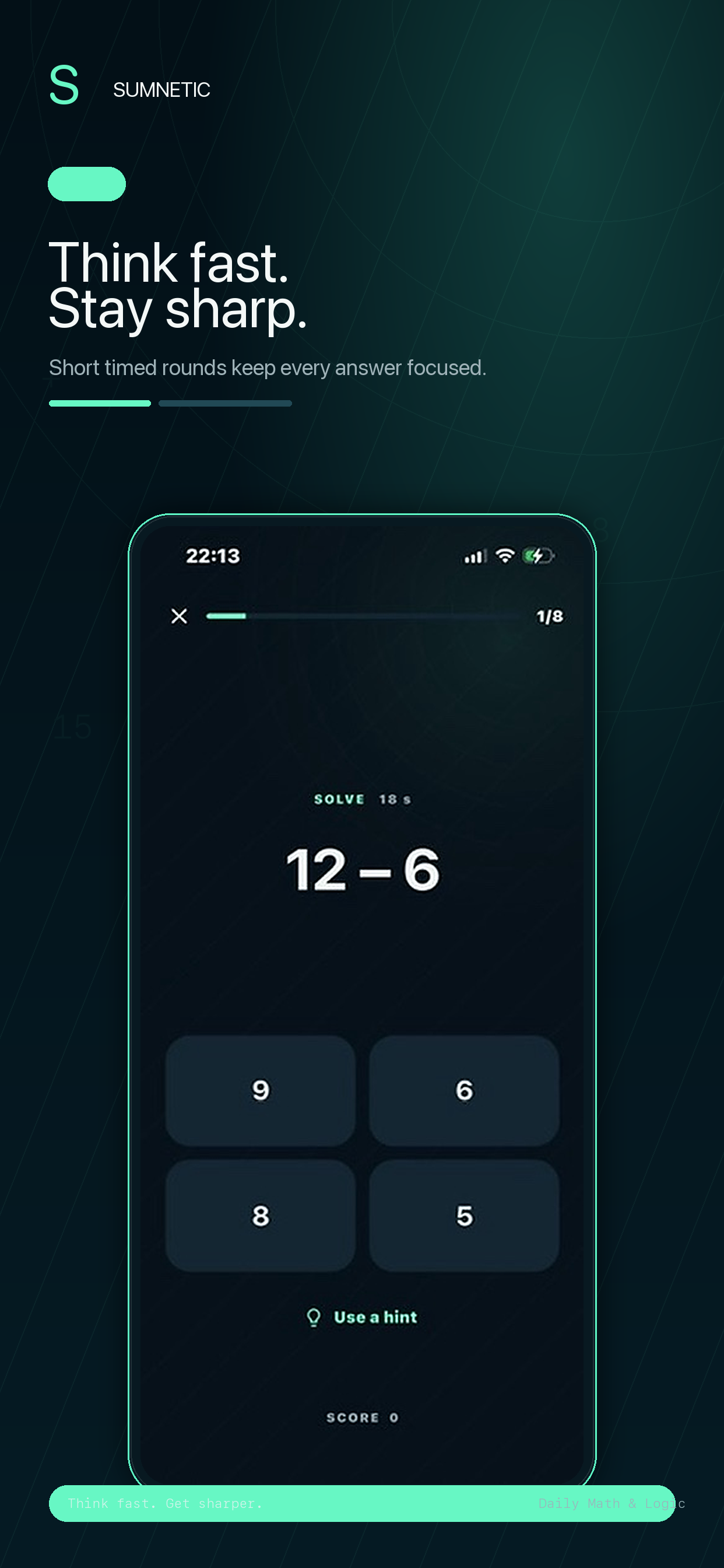 SUMNETIC: Mental Math Game screenshot 7