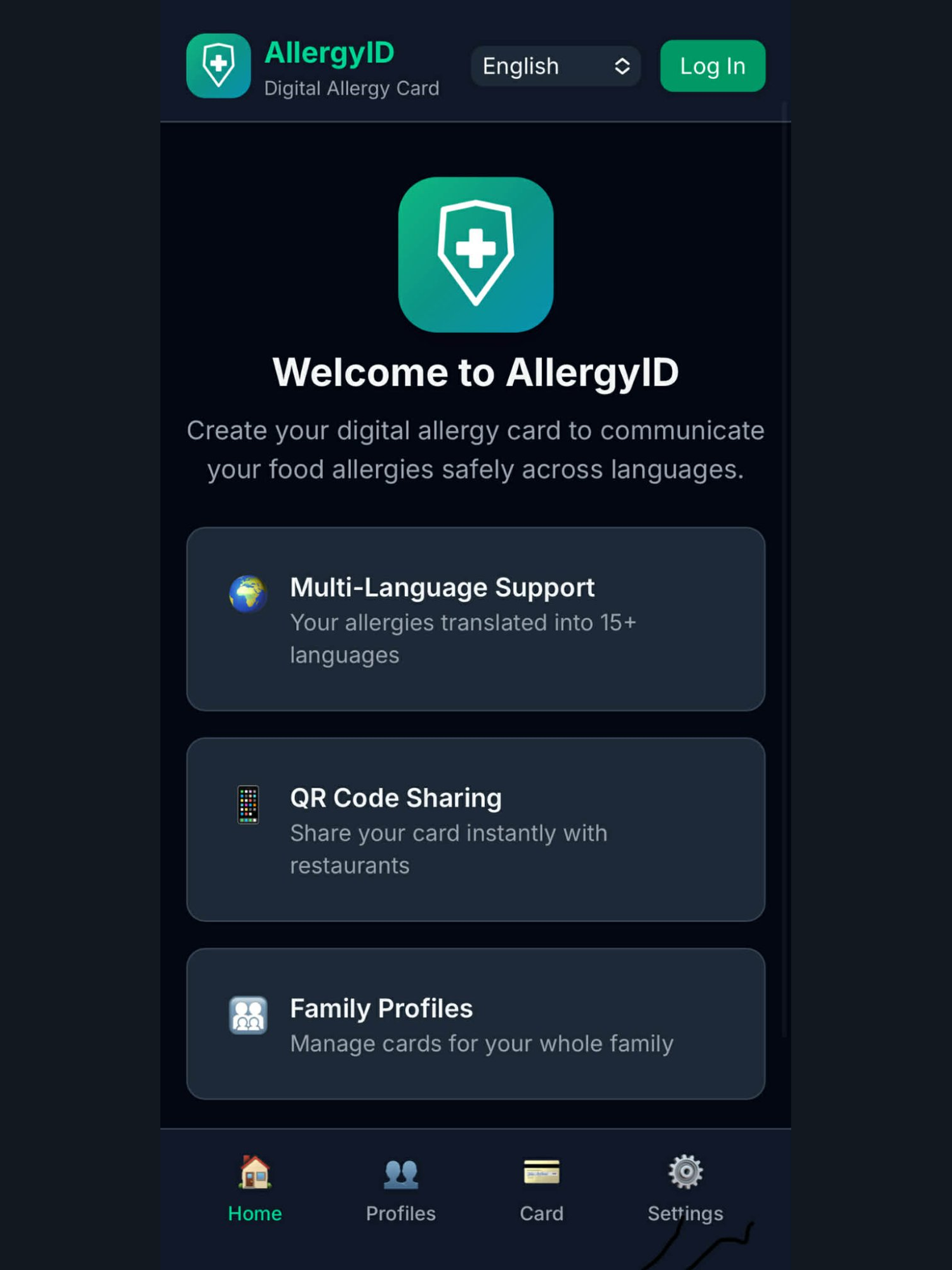 AllergyID Card screenshot 7