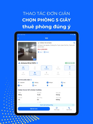 Tìm Trọ - Nhatrovn iPad screenshot 5