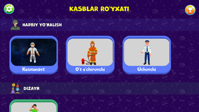 Kasblar Professions Screenshot