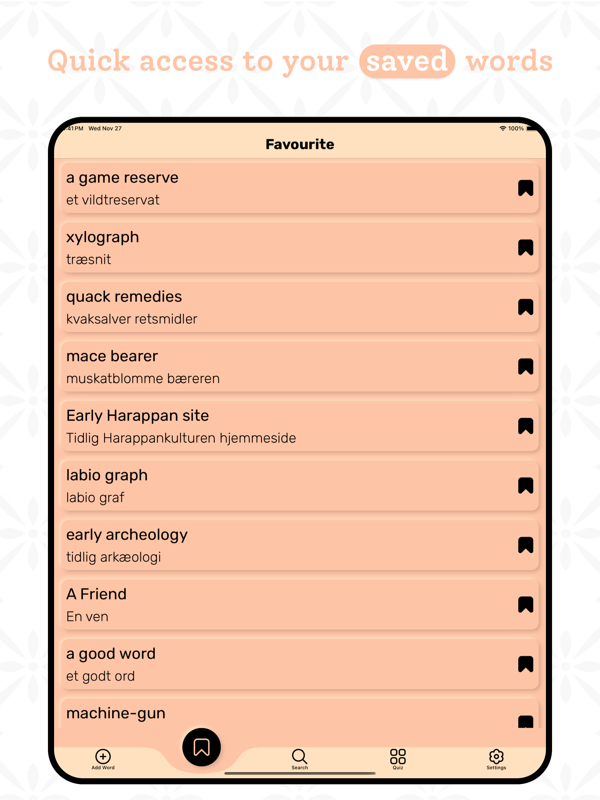 Danish | Danish Dictionary screenshot 12