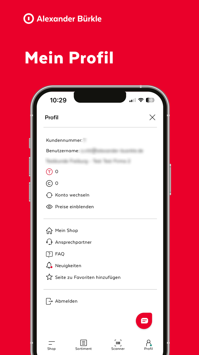 Alexander Bürkle Online-Shop