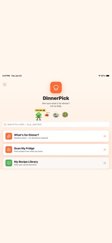DinnerPick screenshot