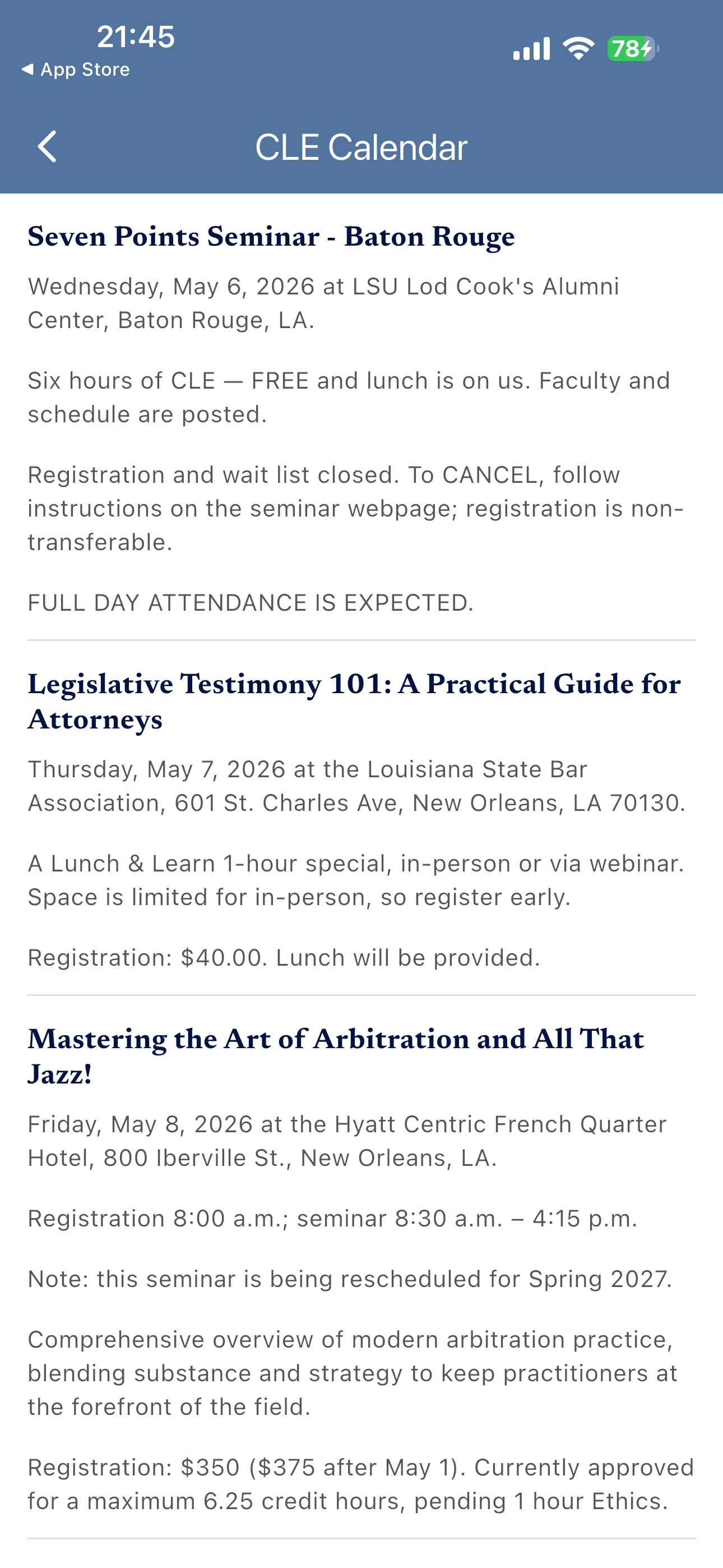 Louisiana State Bar Assoc.