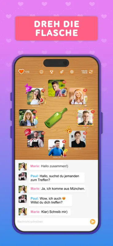 Spin the Bottle: Make friends screenshot 1 of 7