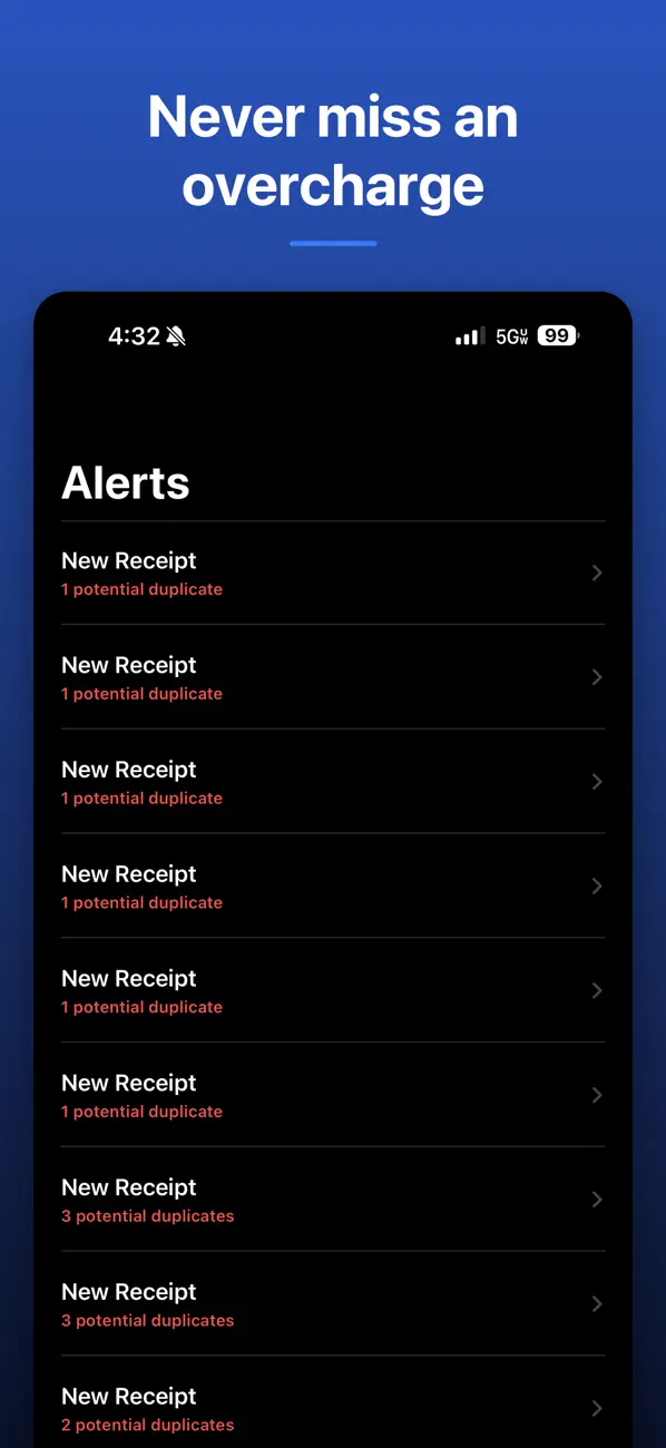 Screenshot #3 pour DupeDetective Receipt Scanner
