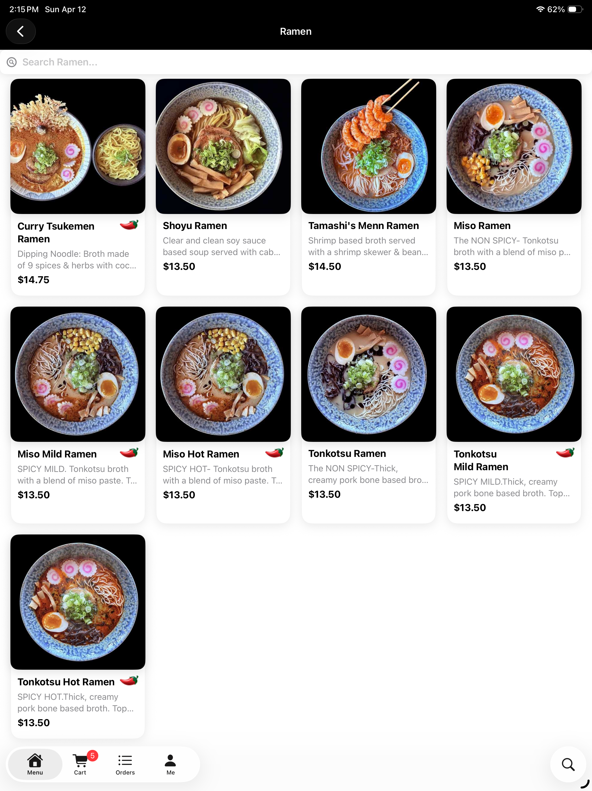 Tamashi Ramen Sushi