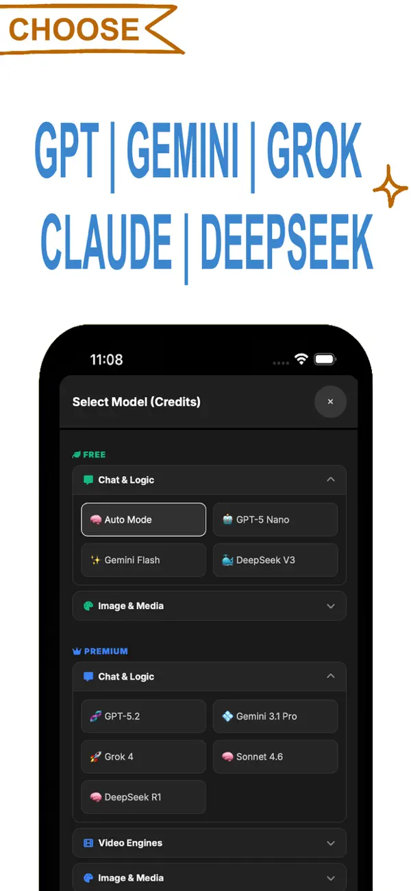 Screenshot #1 pour AskSary AI Chat, Image & Video
