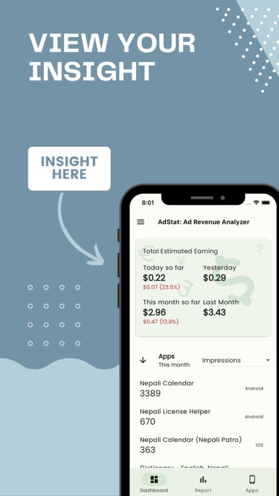 AdStat: Ad Revenue Analyzer Screenshot