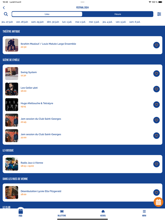 Screenshot #5 pour Jazz à Vienne