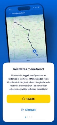 MÁVPlusz screenshot