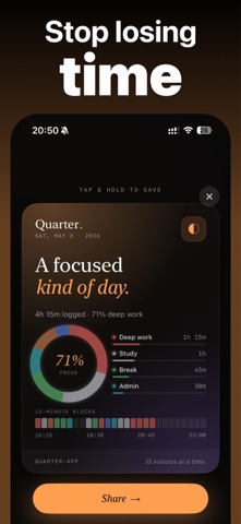Time Tracker - Quarter Screenshot 1 of 6