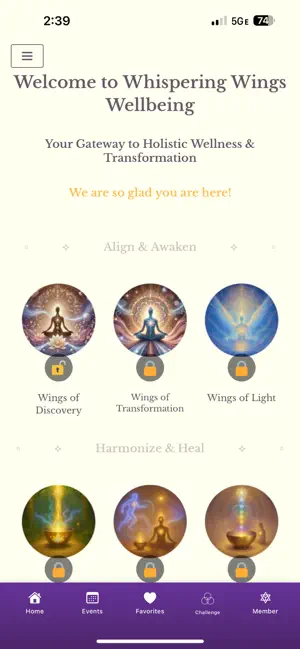 Whispering Wings Wellbeing screenshot 1