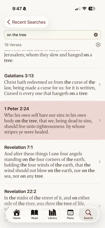 KJV Only Bible App screenshot 5 of 10
