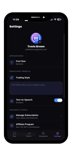 Wallie AI screenshot 3