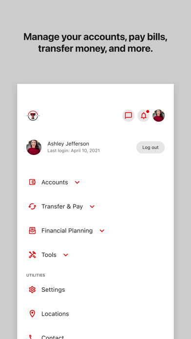 Texas Tech Credit Union iPhone screenshot 5 - Finance app