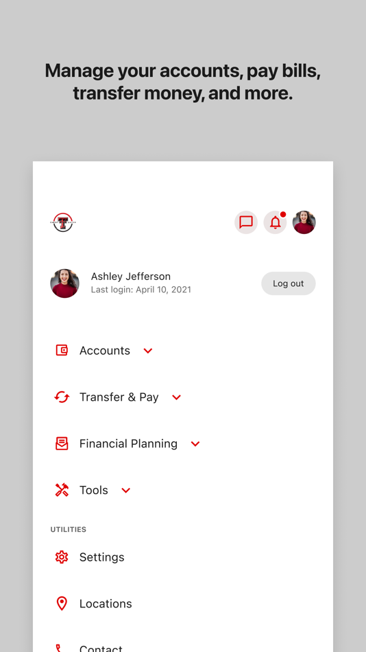 #5. Texas Tech Credit Union (iOS) 由: Texas Tech Federal Credit Union