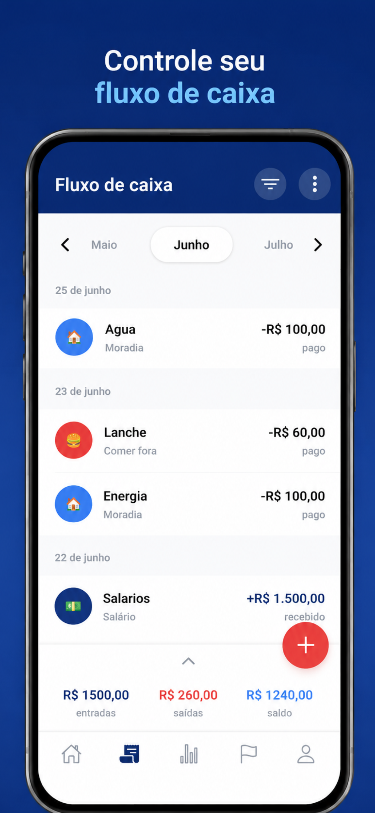 Finoka: Gestão Financeira screenshot 4