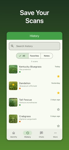 Grass Identifier: Grass Ace iPhone screenshot