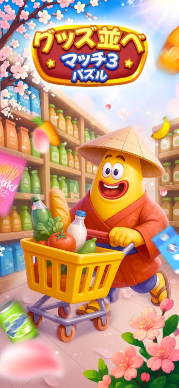 商品ソーティング：マッチ3パズル screenshot 1