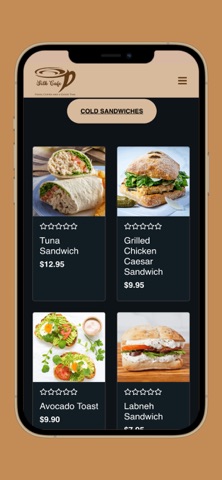 Silk Cafe iPhone screenshot