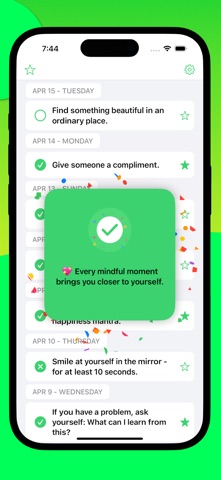 Happy App - Positive Tasks Screenshot 3 of 4
