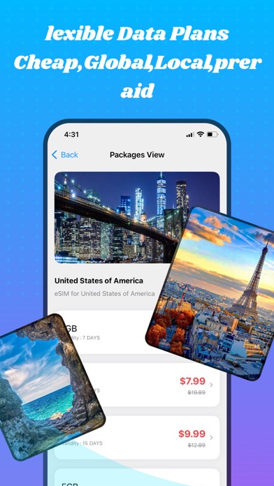 AirGo eSIM:Trip Data&Internet Screenshot