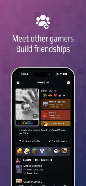 Arena - Teammate Finder & Chat screenshot 1