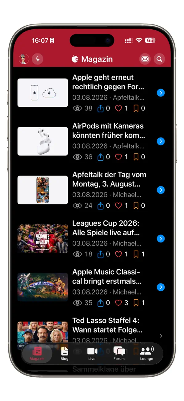 Screenshot #1 pour Apfeltalk