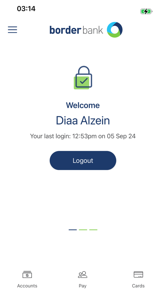 #2. Border Bank Mobile Banking (iOS) 由: Police Bank