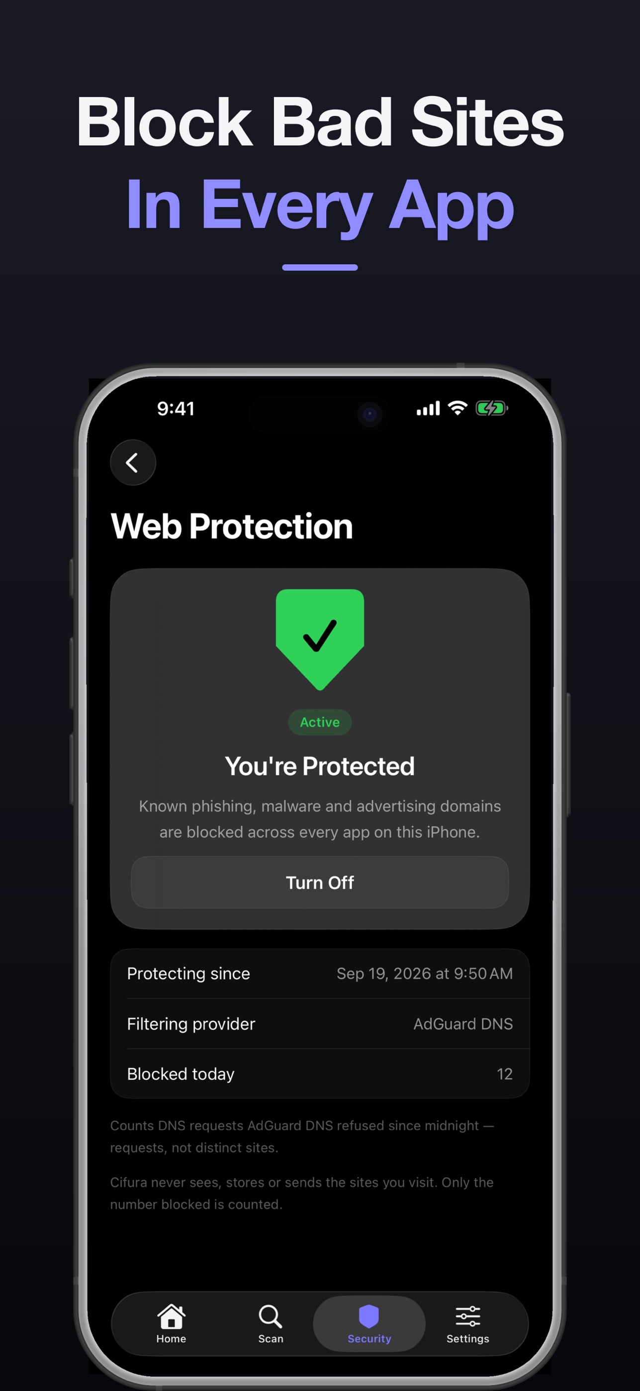 Screenshot 2 of Cifura: Mobile Protection